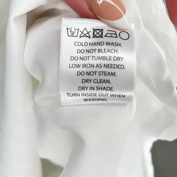 Shilla Chevron Swiss Clip Dot Short Sleeve Classy Fit and Flare Mini Dress Small - Picture 14 of 14